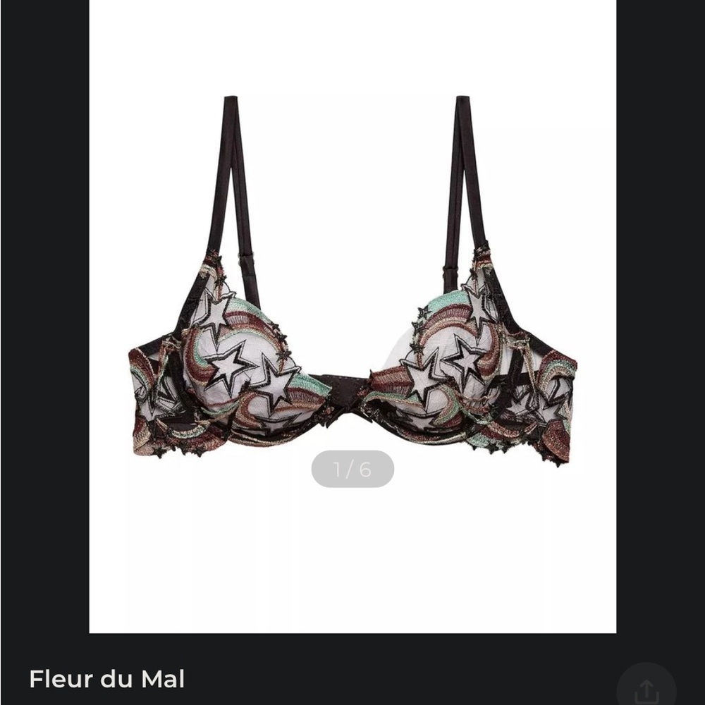 DO NOT OFFER i am ISO this item. fleur du mal shooting star bra in 34D or 34DD - Picture 3 of 3